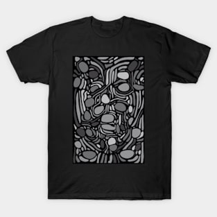 Abstract Shades of Grey T-Shirt